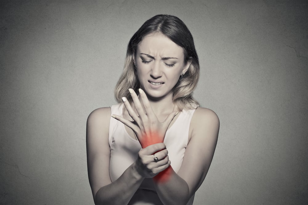 woman with wrist pain